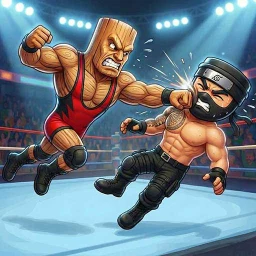 WrestleRot: リングファイティングゲーム のアイコン
